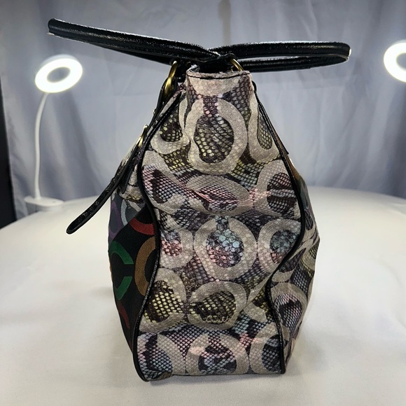 Coach Vintage Multi Patch Patchwork 1941 Hobo 2 Strap Colorful Classic Y2K - Picture 2 of 16